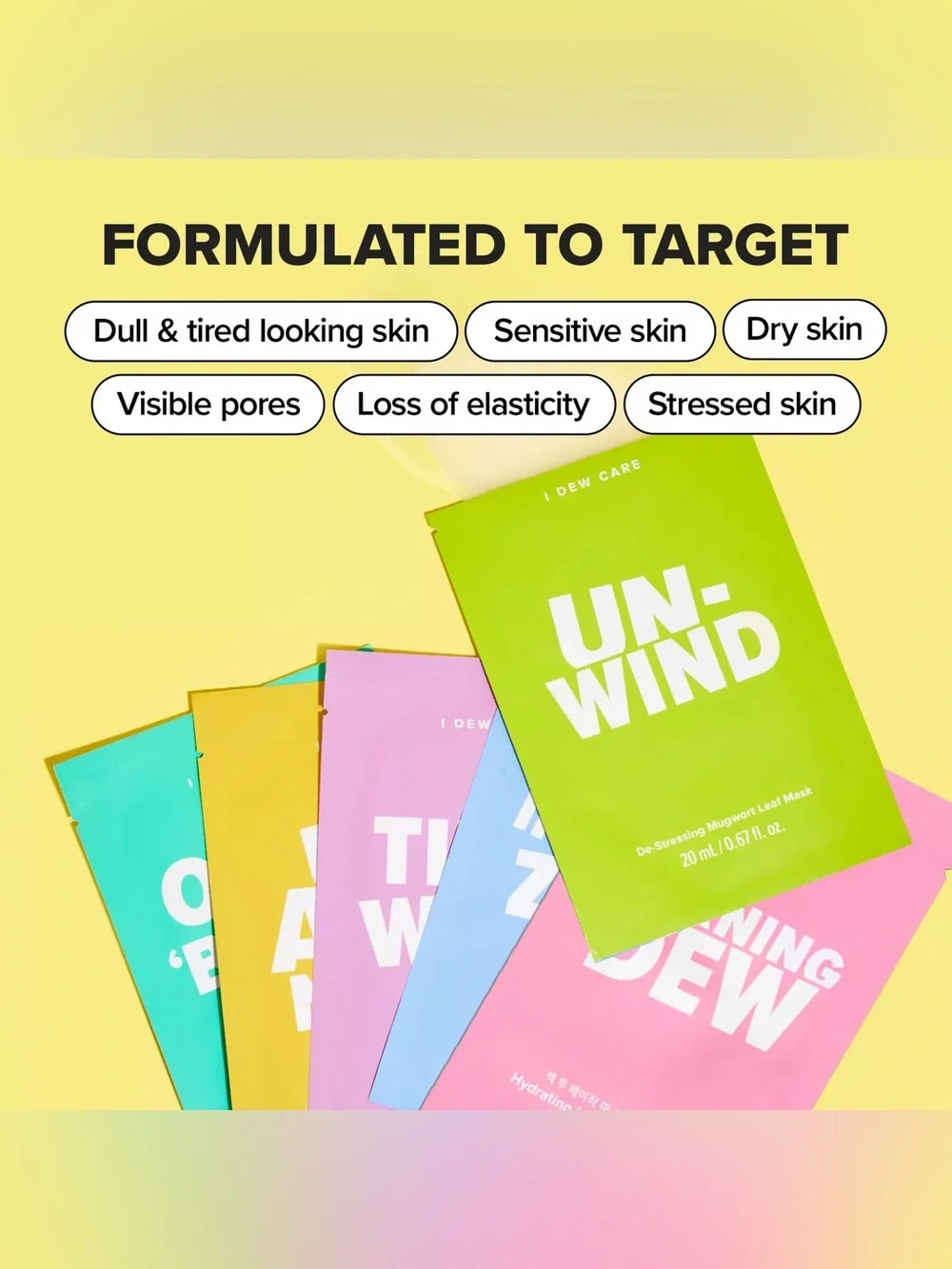 14pc I Dew Care Sheet Mask Bundle Spa
